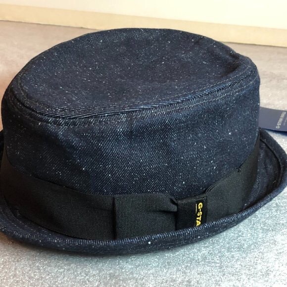 G-Star Raw Indigo Denim Trilby Hat - Picture 1 of 9
